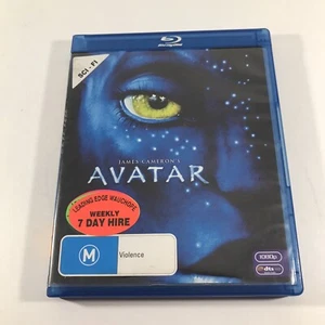 Avatar Blu-ray Region B Ex Rental Movie Sam Worthington Zoe Saldana - Picture 1 of 7