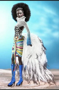 Byron Lars MBILI Barbie Doll Treasures of Africa Limited Edition 2002 Mattel NEW - Picture 1 of 9