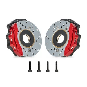 Carcasa exterior de accionamiento de portal de disco de freno de latón 2 piezas para 1/10 RC Traxxas TRX4 TRX6 - Imagen 1 de 2