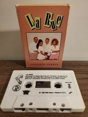 LA RUE Someone to Share My Love Cassette Tape Single Rare BMG Pop R&B Soul 1989 - Image 1 of 3