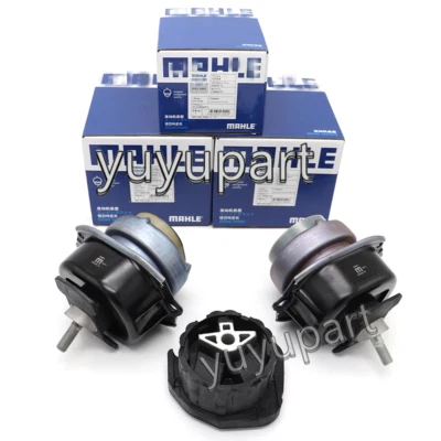 3pcs OEM Mahle Left & Right Engine Motor Transmission Mounts For BMW X5 X6  3.0L - Image 1 of 4