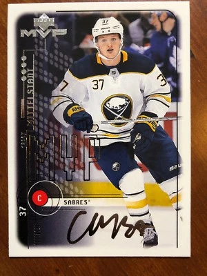 2018-19 UD MVP Retro Rookie Silver Script #100 Casey Mittelstadt - Image 1 of 2