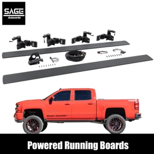 Power Running Boards for 14-18 Silverado and Sierra Crew Cab - Picture 1 of 11