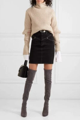 Stuart Weitzman LedyLand Over the Knee Grey Suede Boots Womens 9.5 OTK - Image 1 of 4