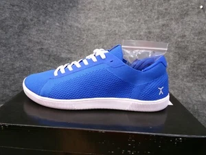 Flux Mens Adapt Trainer Blue White Athletic Knit Barefoot Shoes Sneakers Size 12 - Picture 1 of 9