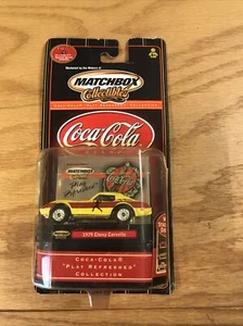 MATCHBOX Coca-Cola Collectibles: 1979 Chevy Corvette w/Stackable Display - Picture 1 of 2