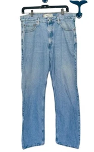 Levi's 505 Men's Cotton Jeans - Light Stonewash 34x32 - Picture 1 of 9