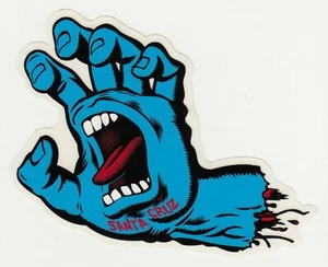 Santa Cruz Skateboards Screaming Hand Sticker 6" Aufkleber - Bild 1 von 1