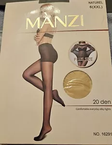 Manzi 6xl Naturel 20 Den NO. 16291 Pantyhose - Picture 1 of 1