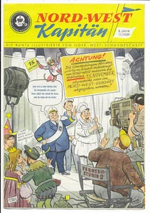 Nord-West Kapitän Nr.11 von 1959 - TOP Z1 Kinder-Illustrierte Werbeheft - Picture 1 of 2