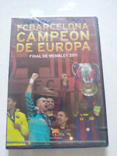 Barcelona FC Campeon Europa 2011 Final Wembley Champions DVD Español Nuevo