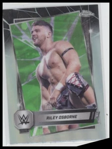 2025 Topps Chrome WWE Neon Green and Black Refractor #59 Riley Osborne - Picture 1 of 1
