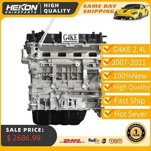 Long block Engine Assembly For 07-21 Hyundai Azera Sonata Grandeur Kia G4KE 2.4L - Picture 1 of 5
