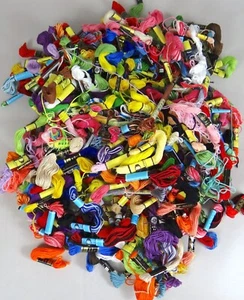 Embroidery Floss Thread Lot 14.6 Pound 100s Mouline DMC Iris Loops Threads Prism - Picture 1 of 8