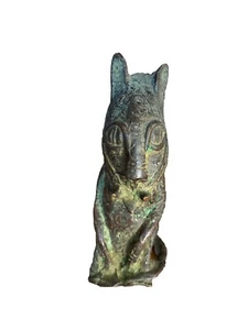 Old Tribal Bronze Benin Leopard Figure  ---  Cameroon NW1 - Picture 1 of 4