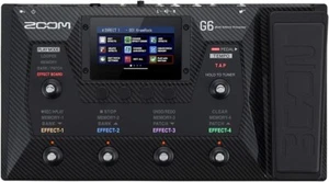 ZOOM G6 Guitar Multiple Effects Pedal Black New 4.3 inch color touch screen - Picture 1 of 4
