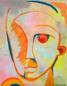 NEW ORIGINAL SUPERB INDRE VILKE "Before" Nude Girl Woman Abstract LIGHT PAINTING - Picture 1 of 2