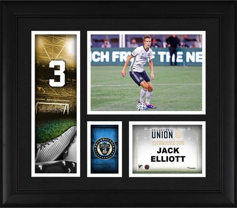 Jack Elliot Philadelphia Union Framed 15x17 Player Core Collage Cover