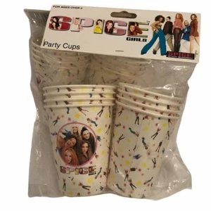 Neu versiegelt Spice Girls 8 Party Tassen offizielle Ware 9oz nobles Baby selten 1997 - Bild 1 von 3