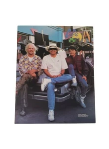 1989 ZURÜCK IN DIE ZUKUNFT 2 MAGAZIN DRUCK FOTO Original Vintage Farbe 12"×9,75" - Bild 1 von 3