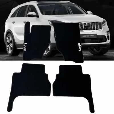Fit Kia Sorento 2006-2014 Car Floor Mats Waterproof Carpets Velour Black Carpet - Изображение 1 из 4