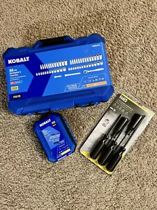 KOBALT 55pc 3/8, KOBALT 50pc 1/4, KLEIN TOOLS 5pc Screwdriver Limited Edition - Picture 1 of 7