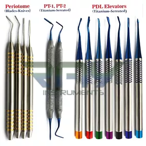 Kit de instrumentos de eliminación de ligamentos periodontales elevadores de extracción de periotoma PDL - Imagen 1 de 4