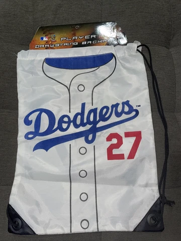 New Los Angeles LA Dodgers MLB Drawstring Backpack Bag Former Player KEMP 27 Cover