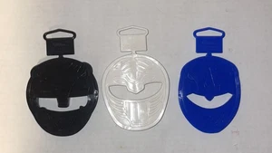 VINTAGE POWER RANGERS WILTON 1995 COOKIE or play doh CUTTERS SET of 3 - Picture 1 of 4