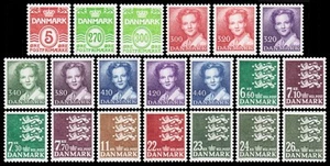 Denmark Scott 793-803, 806-810, 812-815 (1986-90) Mint NH VF, CV $82.30 C - Picture 1 of 1