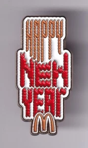 RARE PINS PIN'S .. MC DONALD'S RESTAURANT CREW TEAM FRANCE NOEL CHRISTMAS BIG~25 - Picture 1 of 1
