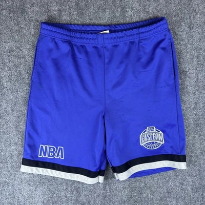 Vintage NBA Eastern Conference Basketball Shorts Unique 2X Blue - Image 1 of 4