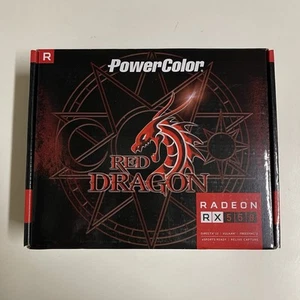 PowerColor Red Dragon AMD Radeon RX 550 4GB GDDR5 Graphics Card - NEW SEALED - Picture 1 of 7