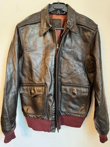 USAAF A-2 Fliegerjacke - J.A. Dubow Vertragsnr. W535A.C.-27798 - Größe 42 - Bild 1 von 17