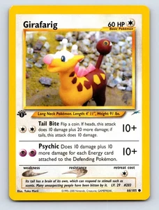 Girafarig - 066/105 1st Edition Common Neo Destiny - LP Pokemon TCG - Picture 1 of 2