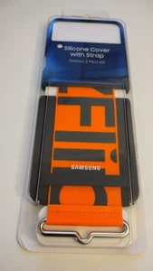 Funda Silicona Original/Oficial Samsung Galaxy Z Flip3 5G con Correa - Azul - Imagen 1 de 6