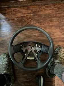 2005 DODGE RAM 1500 PICKUP Black Steering Wheel W Cruise 5JE181DVAJ - Foto 1 di 1