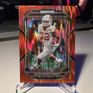 2023 Panini Prizm Draft Picks Red Shock /49 David Montgomery #25 Iowa State - Picture 1 of 3