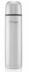 Thermoskanne Thermocafe Edelstahl Flachmann 1L Heiß 8h Kalt 24h Getränke Becher - Bild 1 von 4