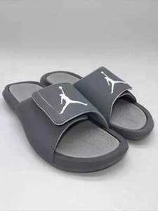 Neu bequem Gummi Nike Jordan Hydro 6 grau weiß Gummi Größe 7 881473 004 - Bild 1 von 4