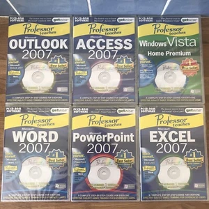 Professeur enseigne Windows 2007 Vista, Word, Excel, Access, PowerPoint DVD Set - Photo 1/10