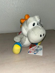 Super Mario Bros. 6" Plush - WHITE YOSHI New Little Buddy 1393 (Snow Yosshi) NWT - Picture 1 of 5