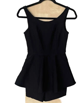 Black Ruffle Romper Size Small - image 1 of 4