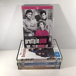 80's Drama Favourites DVD Bulk Bundle x6 Movies R4 Pretty In Pink Breakfast Club - Picture 1 of 20