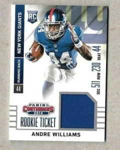 2014 Panini Contenders Rookie Ticket RC Andrew Williams New York Giants #RTS-4 - Picture 1 of 1