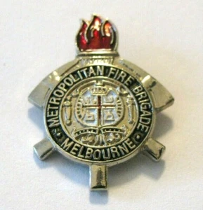 Melbourne Metropolitan Feuerwehr AUSTRALIEN Uniform Mütze Anstecknadel Abzeichen MFB - Bild 1 von 2
