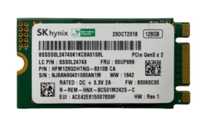 Unidad de estado sólido Sk Hynix BC501 128 GB 256 GB 512 GB SSD PCIe Gen3 NVMe M.2 2242 - Imagen 1 de 4