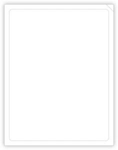 Leere papiergesicherte Autohändler Laser Fenster Aufkleber - 8-1/2" x 11" (250er Pack) - Bild 1 von 1