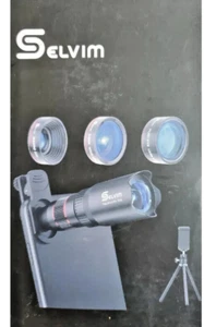 Kit de lentes de cámara Selvim 4 en 1 para teléfonos inteligentes, incluye estuche rígido - Imagen 1 de 10