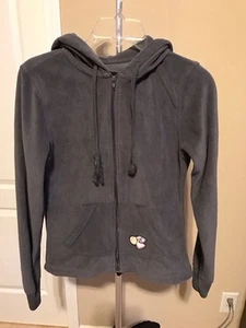 Joe Boxer Grey Zip Fleece Hoodie Soft Size M - Picture 1 of 3